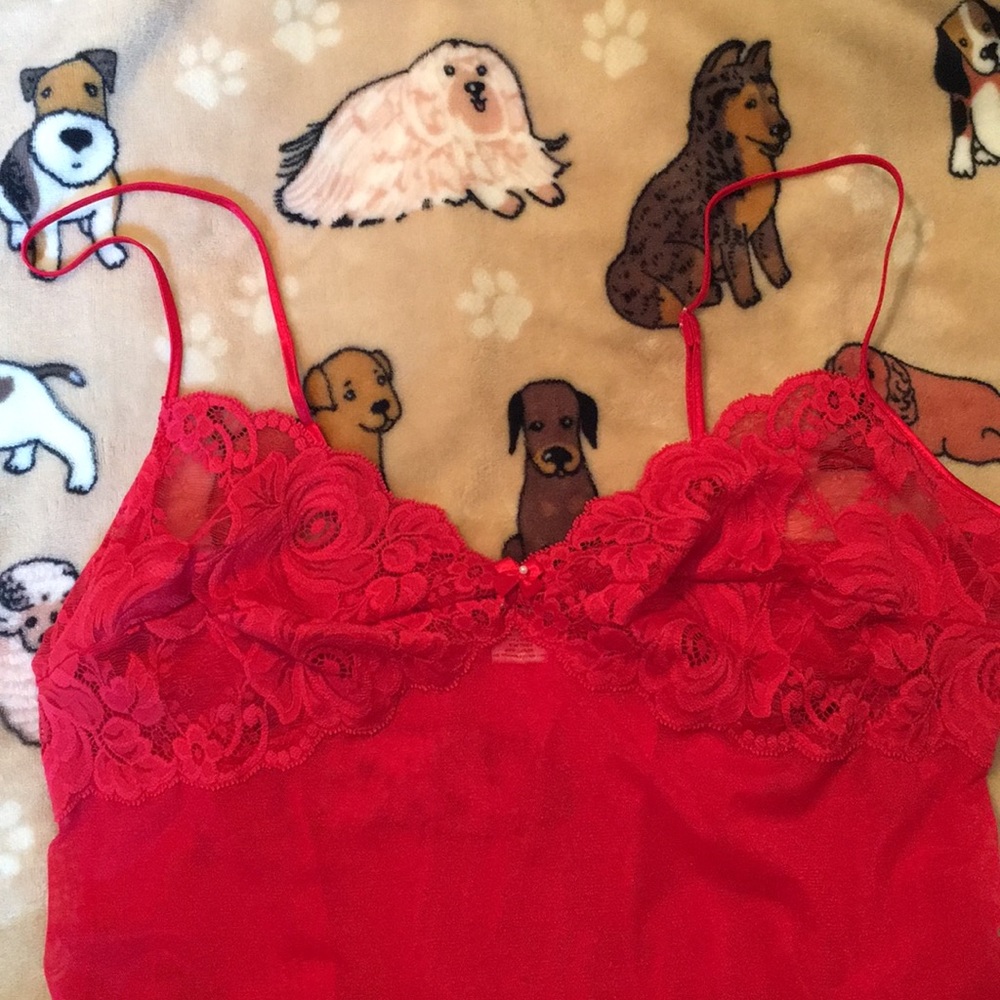 Dazzling red camisole by Cinema Etoile - Picture 2 of 8